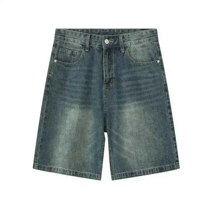 Summer Denim Shorts For Men Loose Fit Korean Style Asian Size TeenStylo Casual Everyday Wear