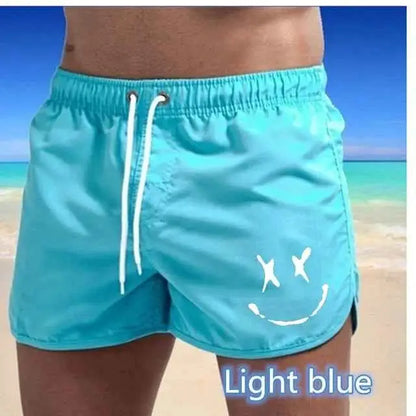 Summer Mens Quick Dry Swim Trunks Board Shorts With Pockets Drawstring Beach Surfing Bathing Suit Breathable