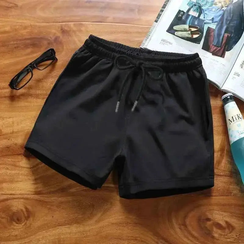 Men Running Cargo Shorts Quick Dry Beach Trousers Sports Short Pants Elastic Waist Joggers For Training And Casual Wear