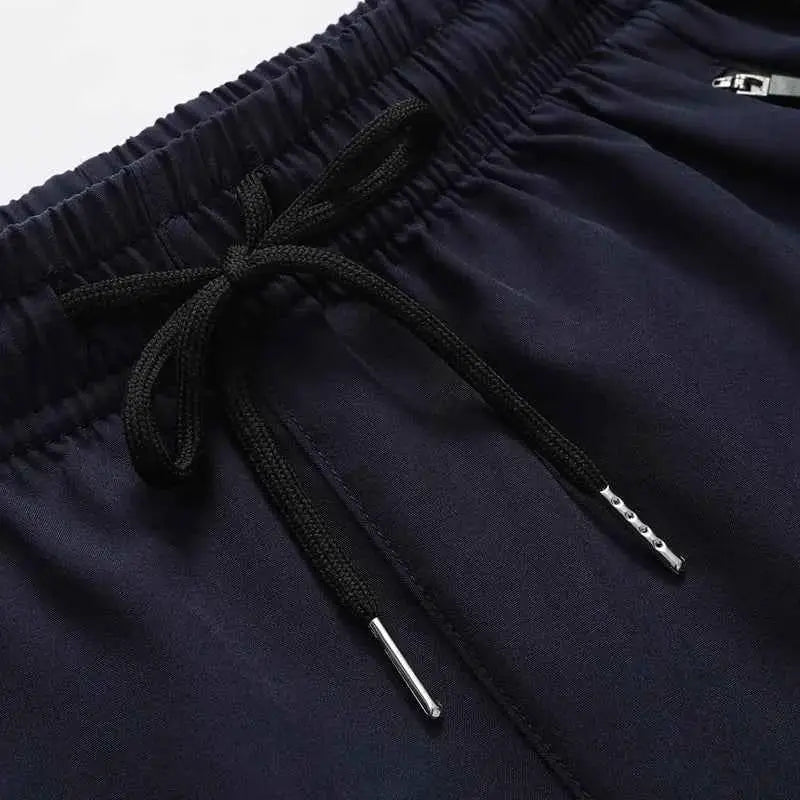 Men's Summer Gym Shorts Quick Dry Breathable Drawstring Waist For Running And Cycling Reflective