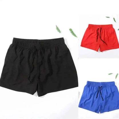 Men Running Cargo Shorts Quick Dry Beach Trousers Sports Short Pants Elastic Waist Joggers For Training And Casual Wear