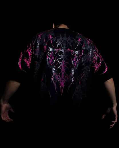 Lonely Shadow Gothic Streetwear T Shirt For Men And Women Oversized Cotton Tee Skeleton Art Grunge Dark Edge Fashion