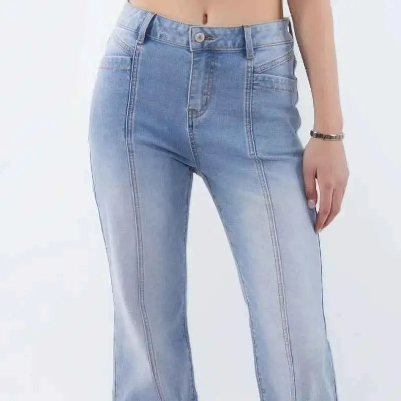 Denim Pants For Women Wide Leg Jeans High Rise Comfort Fit Soft Stretch Fabric Everyday Wear TeenStylo