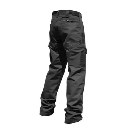 Men's Tactical Work Pants Outdoor Cargo Trousers Multi Pocket Waterproof Hiking Pants For Autumn And Spring