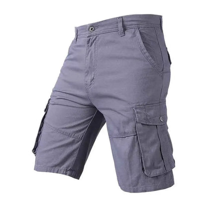 Men Cargo Shorts Summer 100 Percent Cotton Baggy Casual Outdoor Tactical Multi Pocket Shorts