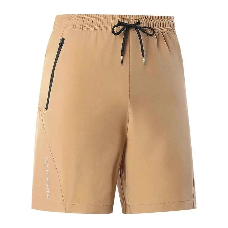 Men's Summer Gym Shorts Quick Dry Breathable Drawstring Waist For Running And Cycling Reflective