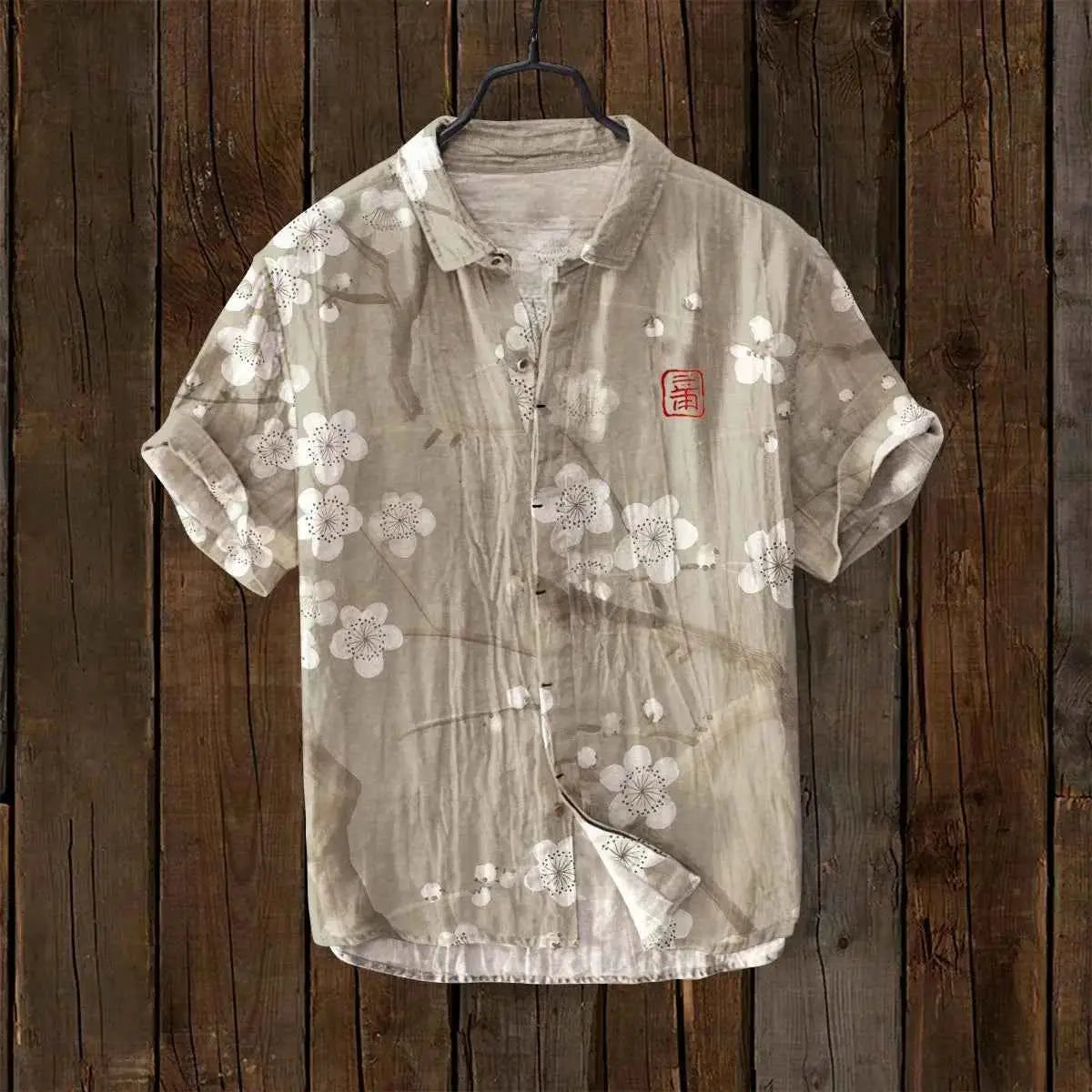 Mens 3D Printed Casual Shirt For Vacation Beachwear Lightweight Breathable Summer Top
