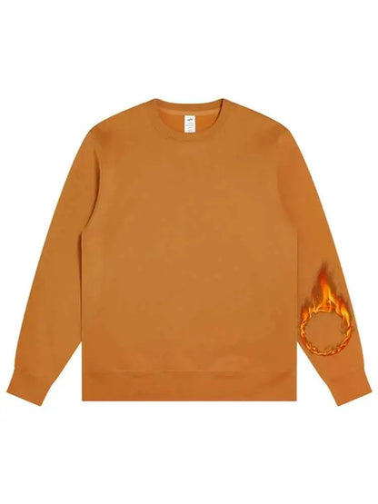 Oversized Green Mint Sweatshirt For Women Basic Winter Warm Fleece Lined Option TeenStylo