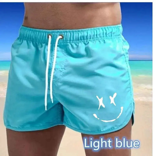 Summer Mens Quick Dry Swim Trunks Board Shorts With Pockets Drawstring Beach Surfing Bathing Suit Breathable