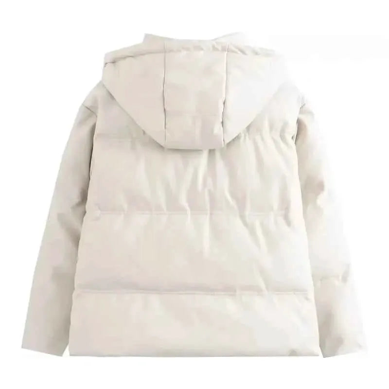 Winter Womens Coat Warm Puffer Jacket For Cold Weather Insulated Outerwear Made For All Day Comfort
