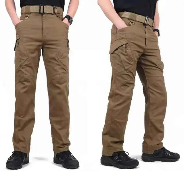 IX9 97 Percent Stretch Cotton Men Military Tactical Cargo Pants SWAT Combat Army Trousers With Multiple Pockets