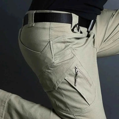 IX9 97 Percent Stretch Cotton Men Military Tactical Cargo Pants SWAT Combat Army Trousers With Multiple Pockets