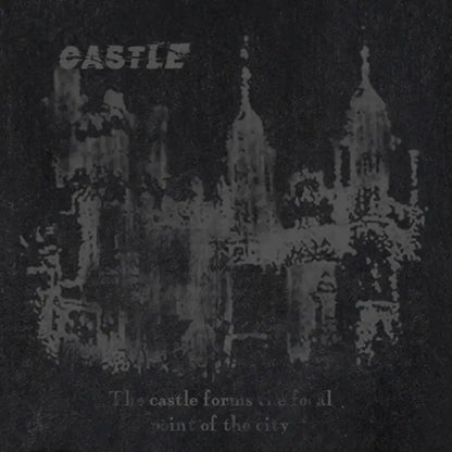 Castle Graphic Retro Washed Hip Hop Unisex Casual Streetwear Vintage Bold Tee | TeenStylo - TeenStylo
