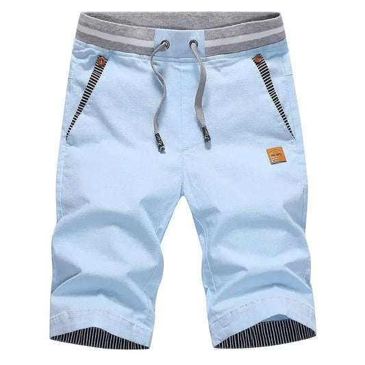 Men's Boardshorts Cotton Bermuda With Drawstring Elastic Waist Beach Shorts | TeenStylo - TeenStylo