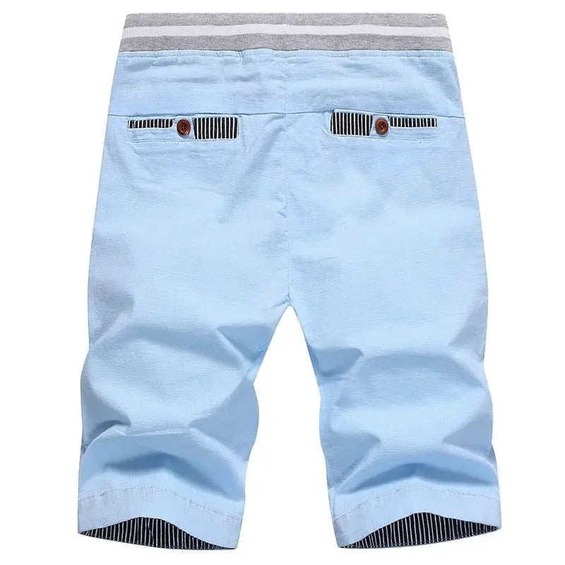 Men's Boardshorts Cotton Bermuda With Drawstring Elastic Waist Beach Shorts | TeenStylo - TeenStylo