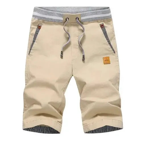 Men's Boardshorts Cotton Bermuda With Drawstring Elastic Waist Beach Shorts | TeenStylo - TeenStylo