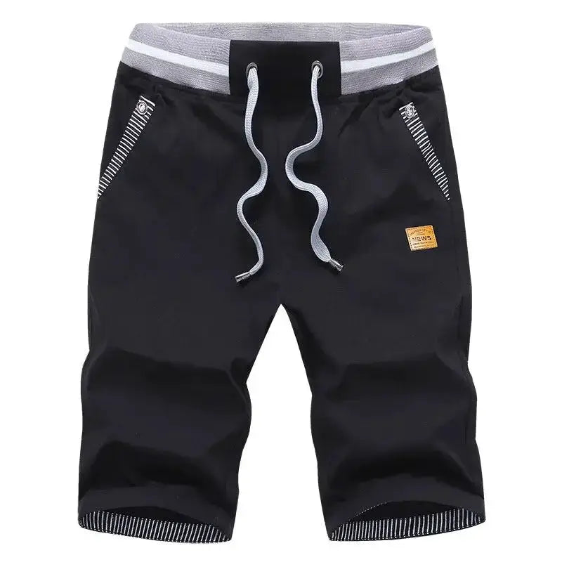 Men's Boardshorts Cotton Bermuda With Drawstring Elastic Waist Beach Shorts | TeenStylo - TeenStylo