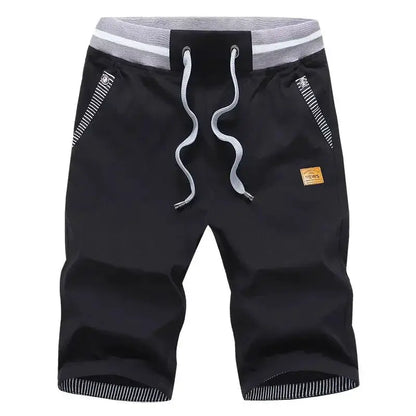 Men's Boardshorts Cotton Bermuda With Drawstring Elastic Waist Beach Shorts | TeenStylo - TeenStylo