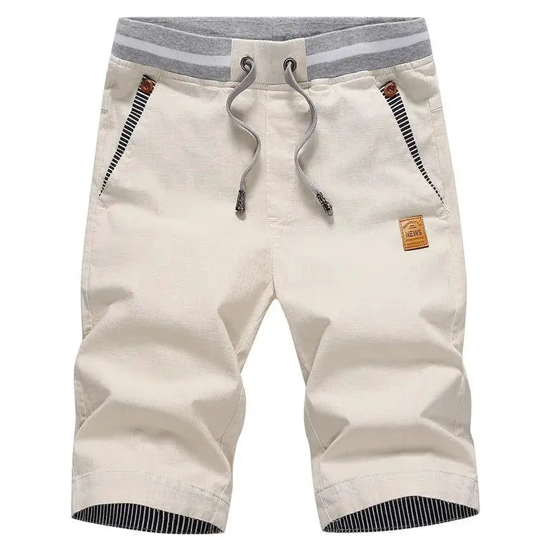 Men's Boardshorts Cotton Bermuda With Drawstring Elastic Waist Beach Shorts | TeenStylo - TeenStylo