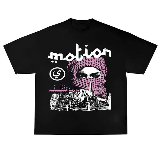 Men's Harajuku Graphic Print Oversized Cotton Tee Y2K Hip Hop Streetwear Summer Style | TeenStylo - TeenStylo