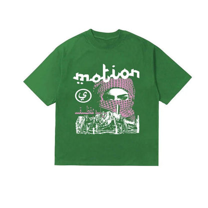 Men's Harajuku Graphic Print Oversized Cotton Tee Y2K Hip Hop Streetwear Summer Style | TeenStylo - TeenStylo