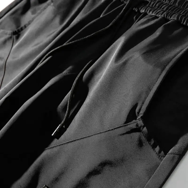 Men's Tactical Elastic Waist Cargo Joggers With Multi Pocket Techwear For Streetwear | TeenStylo - TeenStylo