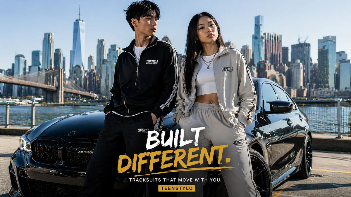 Matching tracksuit set for casual streetwear — TeenStylo