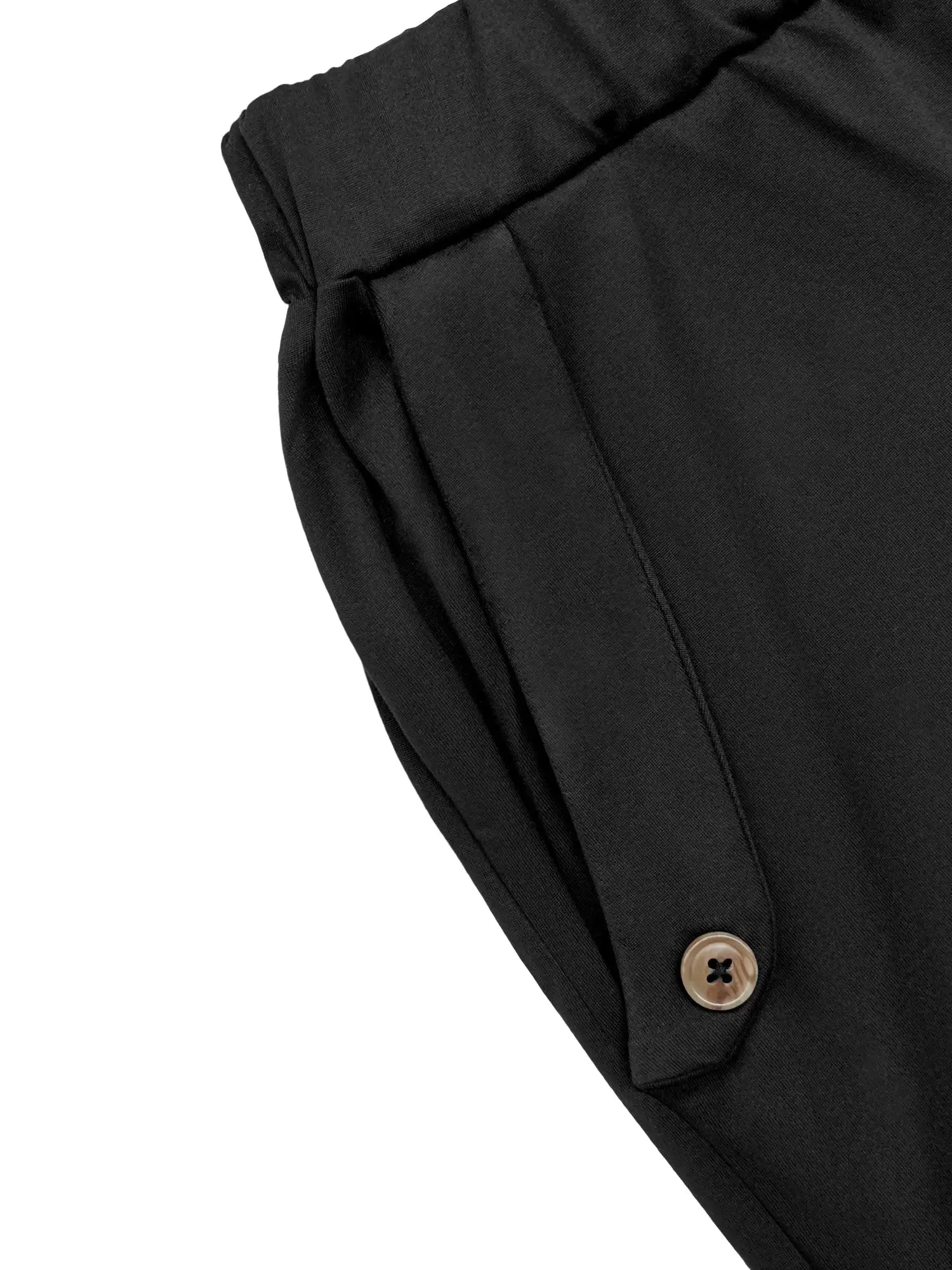 Women's High Waist Bermuda Shorts With Pockets Knee Length Loose Fit Shorts | TeenStylo - TeenStylo
