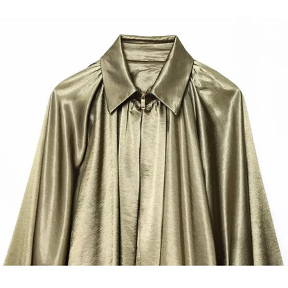 Women's Ruched Puffy Oversized Casual Outerwear Trendy Warm Bomber Jacket | TeenStylo - TeenStylo